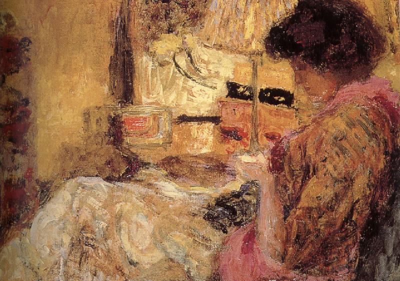 Edouard Vuillard Sewing oil painting picture